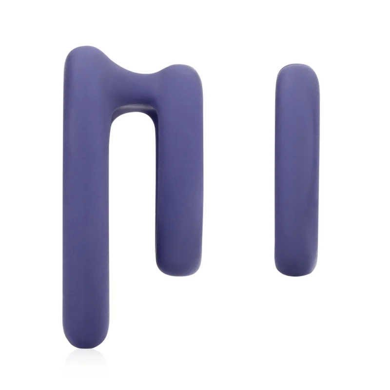 Loveline Heart Dual Intimate Ring Set Violet Storm Silicone 2 pcs