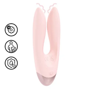 Loveline Amour Dual Motor System Pink Rechargeable Silicone Model