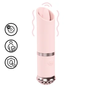 Loveline Luxe Mini Vibe Pink – 10 funkcijų kompaktiškas silikoninis modelis