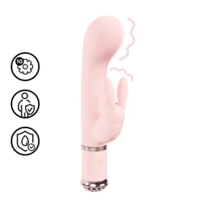 Loveline Belle Paris Intimate Device Rožinis silikonas, šviesus pagrindas