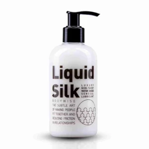 Bodywise skysto šilko vandens pagrindo intymi gelis 250 ml su drėkinamuoju poveikiu