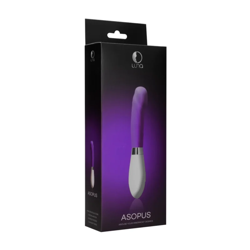 Luna by Shots Asopus Rechargeable 10-Speed Silicone Model 20.8cm Black
