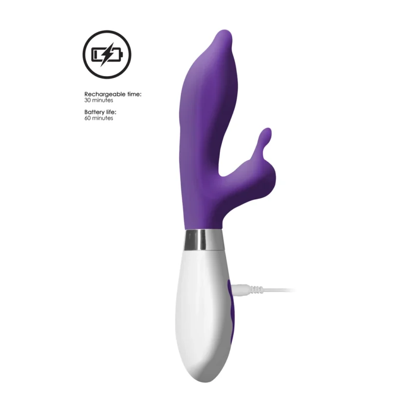 Shots Luna Adonis Rechargeable Dual-Motor Silicone Massager 21.8cm