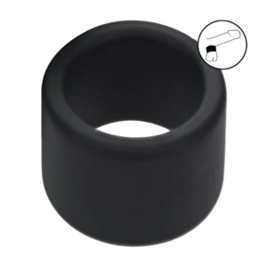 LEVELZ Liquid Silicone Ball Strap L 34mm Black - Anatomical Silicone Ring
