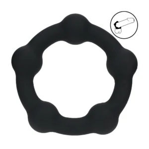 LEVELZ Silicone Performance Ring M 35mm Black - Premium Comfort Fit