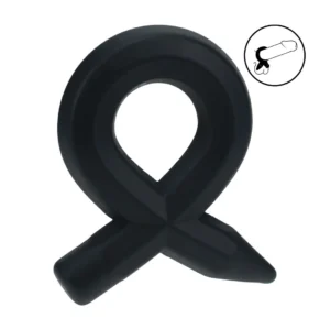 LEVELZ Premium Liquid Silicone Support Ring Black - Flexible Size S