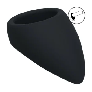 LEVELZ Teardrop Silicone Ring Black - Ergonomic Intimate Support System