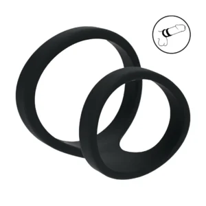 LEVELZ Dual Loop Silicone Support Ring Black - Adjustable System