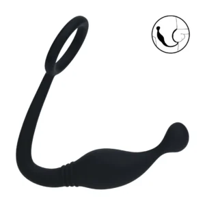 Satisfyer LEVELZ Silicone Support Ring & Prostate Massager M Black
