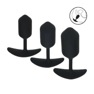 Levelz Silicone Training Set 3pcs Black - Weighted Progressive Plugs