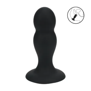 LEVELZ Double Rattle Liquid Silicone Plug M Black - Motion Response System