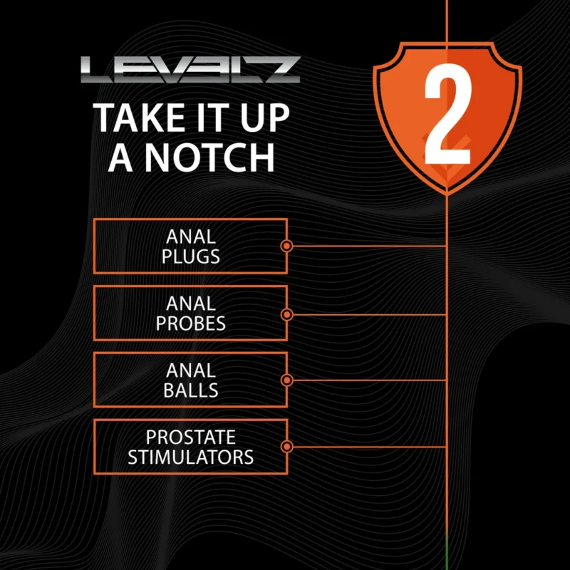 LEVELZ Slim Silicone Plug S Black – kompaktiškas lankstus modelis