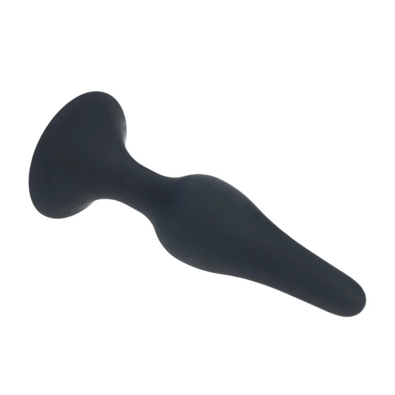 LEVELZ Slim Silicone Plug S Black – kompaktiškas lankstus modelis