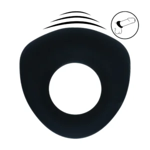 LEVELZ Sealed Liquid Silicone Vibrating Ring Black - Level 3 Power
