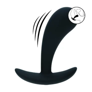 LEVELZ Plug S Black - Rechargeable Silicone Anal Plug