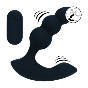 LEVELZ Revo Dual Motor Remote Silicone Prostate Stimulator Black