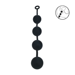 Levelz Silicone XXL Round Bead System 60mm Black - Advanced Size