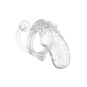 ManCage Model 10 Polycarbonate Chastity System with Plug 3.5"/9cm