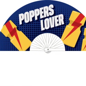 Poppers Lover 64 cm Blue/Yellow - Durable Polyester