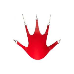 Mister B Leather Support Sling 5-Point - Premium 113x122 cm, Black