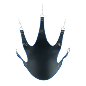 Avanua Leather Sling Blue Trim 5 Attachment Points 113x122cm