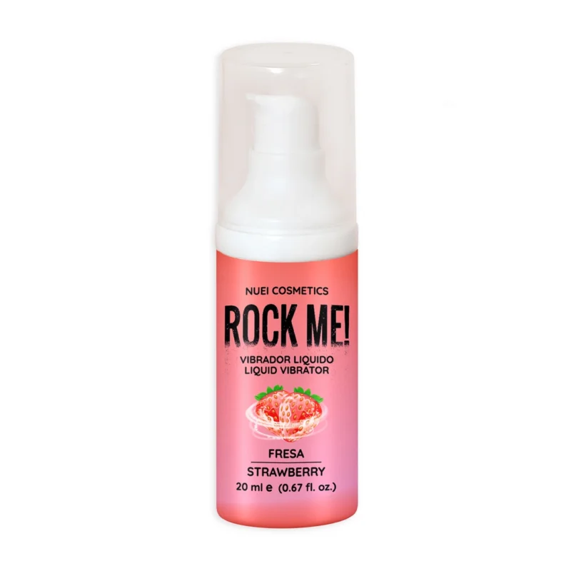 Nuei Rock Me! Liquid Vibrator Gel Strawberry 20ml - Tingling Effect