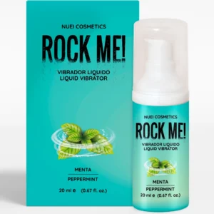 NUEI Rock Me! Liquid Gel Peppermint 20ml - Vegan Tingling Sensation