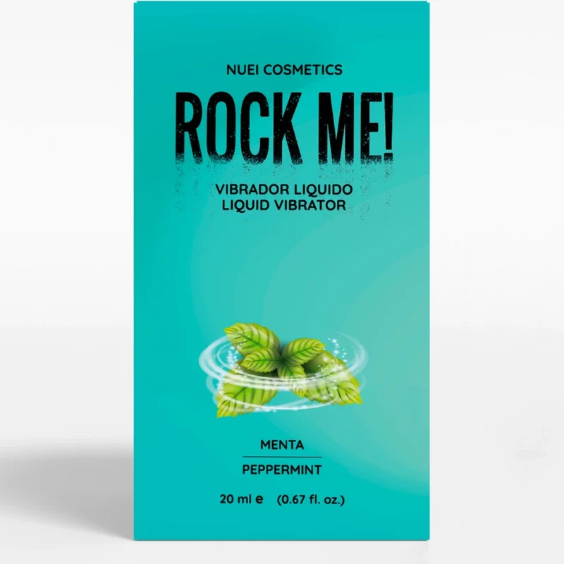 NUEI Rock Me! Liquid Gel Peppermint 20ml - Vegan Tingling Sensation