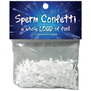 Kheper Games Sperm Confetti Fun Party Decor White 15g