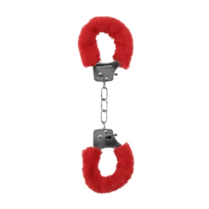 LoversPremium Furry Handcuffs with Quick-Release Safety System, Black