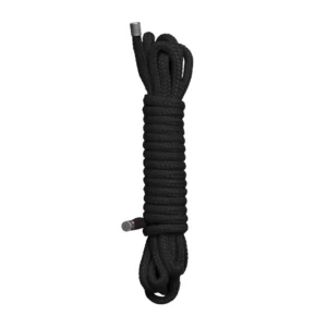 EasyToys Japanese Bondage Rope 10m - Soft Durable Cotton, Black