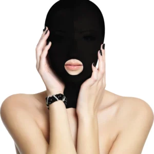 Ouch! Submission Mask Flexible Stretch Black Hood Unisex Lightweight