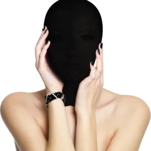 Ouch! Stretchable Hood Mask Black Lightweight Breathable Unisex