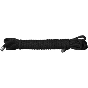 Kinbaku Bondage Rope 10 m - Soft Cotton, Durable, Black