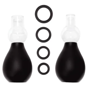 EasyToys Nipple Enhancer System Set - Adjustable Vacuum Kit
