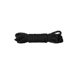 Kinbaku Mini Rope 1.5m - Soft Bondage Cord, Compact Size, Black