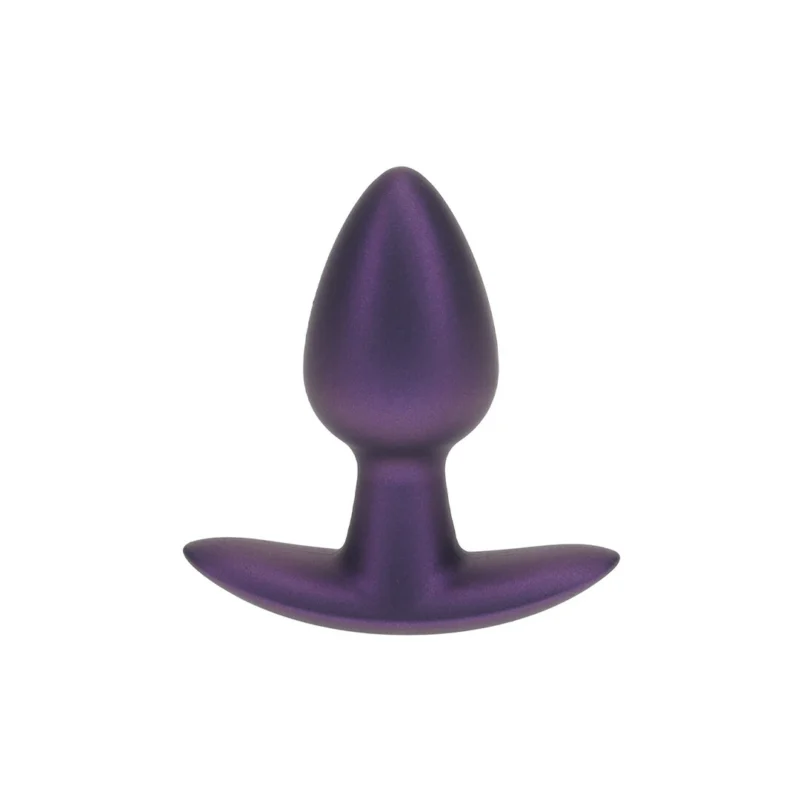 Ouch! Silicone Plug Small 2.6cm - Metallic Purple, Ergonomic Design