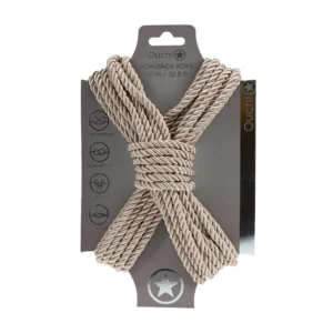 Loving Joy Polyester Bondage Rope 10m Gold - Durable Restraint Cord