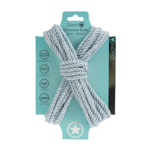 LoversPremium Polyester Bondage Rope 10m Powder Blue - Soft Durable Design