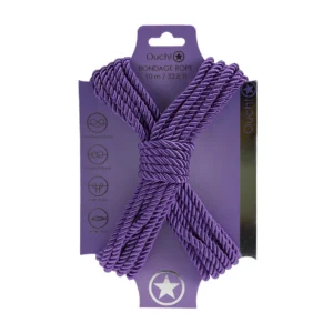 Loving Joy Japanese Style Bondage Rope 10m - Purple Polyester Design