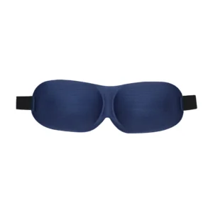 Loving Joy 3D Contoured Blindfold Navy - Ergonomic Plush Eye Mask