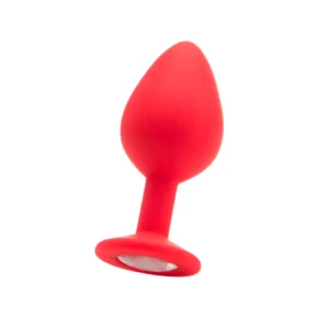 Sinner Gear Silicone Anal Plug Large with Decorative Crystal Base