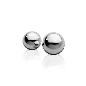 Shots Heavy Weight Ben Wa Balls Stainless Steel 2pcs Silver 100g