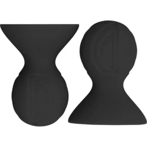 Shots Nipple Suckers Silicone Suction Cups - Transparent, 2 pcs