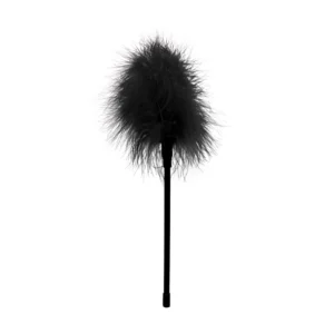 OUCH! Feather Tickler 27 cm - Soft Sensation Accessory, Black
