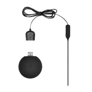 OUCH! Silicone Vibrating Intimate Probe Rechargeable with Remote 13.5cm