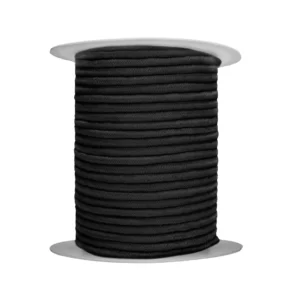 Shots Bondage Rope 100 m - Durable Cotton, Black, 0.8 cm Diameter