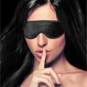 Ouch! Adjustable Sensory Eye Mask with Soft Lining - Black