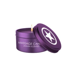 Rocks Off Mischievous Scented Massage Candle 100g Purple Tin