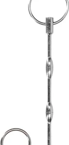 Mystim Ribbed Stainless Steel Urethral Sounding Rod 8 mm